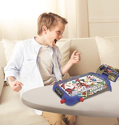 LEXiBOOK Nintendo Mario Kart Table Electronic Pinball, Action and Reflex Game for Children and familiy, LCD Screen, Light and Sound Effects, Blue/red, JG610NI - style: Super Mario