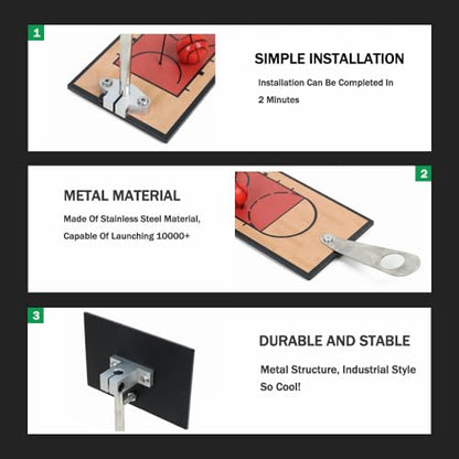 GYSH Mini Desktop Basketball Hoop Game for Office,Tabletop Basketball Game Toy with Easy Assembly,Desk Toys for Office for Adults，Tiny Basketball Hoop(Desk Basketball) - style: Desk Basketball