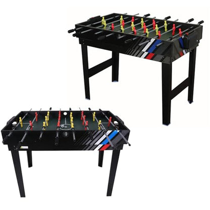 Generic 4-in-1 Air Hockey Table Combo with Football Billiards Ice Hockey Table Tennis Indoor Desktop Game Set Wear Resist for Friends and Family Playing