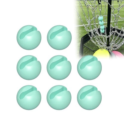 8-Pack Disc Golf Putting Target Chain Insert for MVP Disc Sports Marksman Basket, Compatible with Innova Black Hole Pro HD Basket/Black Hole Lite Basket, Training Ring Target Accessory Practice Aid