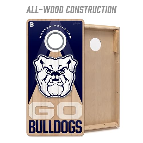 YouTheFan NCAA 2' x 4' Slogan Series Professional Wood Cornhole Game - color: Butler Bulldogs