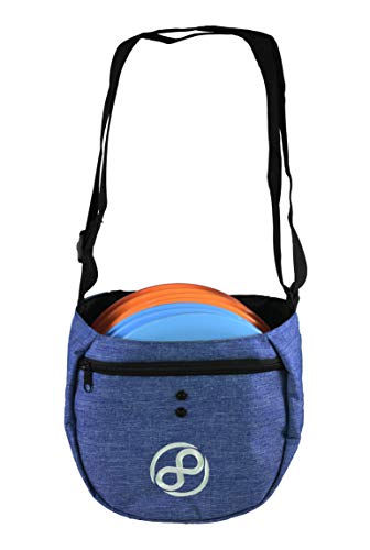 Infinite Discs Easy Bag - Disc Golf Starter Bag, Storage for 10 Discs - color: Blue