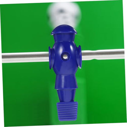 4Pcs Table Soccer Figures Foosball Replacement Players PP Resin Football Men Statues for Standard Rods Navy and Cyan