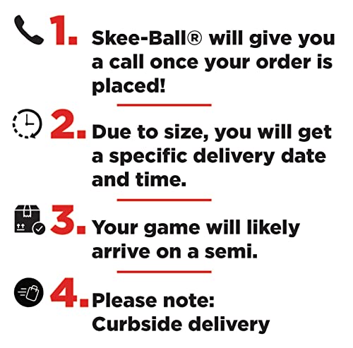 Skee-Ball Deluxe - an Arcade Table Machine Game for Home, Basement, and Recreation Rooms - Nostalgic Classic Family Fun of Roll and Score