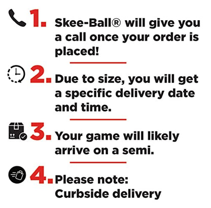 Skee-Ball Deluxe - an Arcade Table Machine Game for Home, Basement, and Recreation Rooms - Nostalgic Classic Family Fun of Roll and Score
