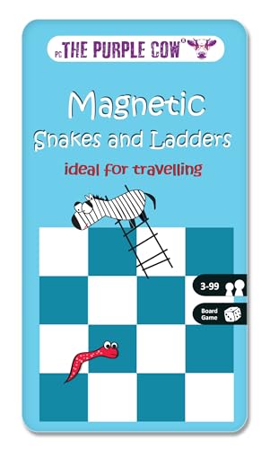 The Purple Cow Magnetic Travel Snakes & Ladders - color: Snakes & Ladders