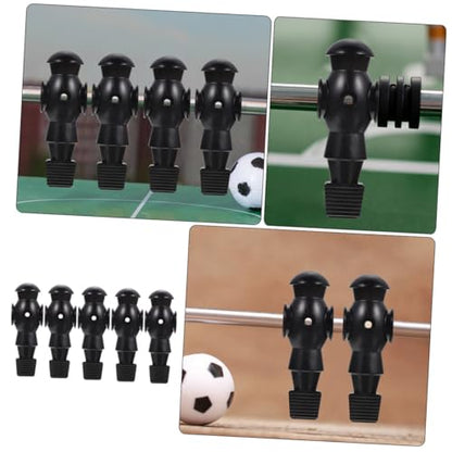 5Pcs Foosball Table Soccer Player Replacement Resin Figurines Wear-Resistant Football Men for Standard Rods Desktop Football Game Accessories