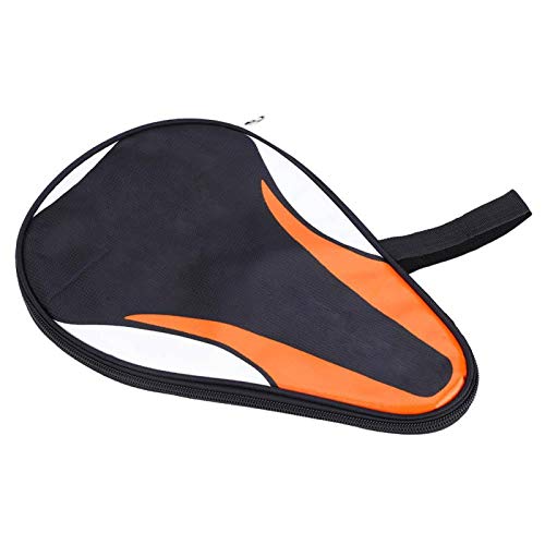 OUKENS Ping Pong Paddle Case, 11.8x7.5x0.6in Waterproof Dustproof Oxford Full Protection Tennis Racket Case Table Tennis Paddle Bag