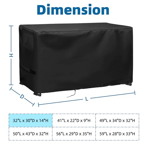 Activity Table Cover for Best Choice Multi-Game Table Series, Arcade Machine Cover for 4-in-1 and 11-in-1 Game Tables,Dust Covers for Indoor Bounce House,32"x30"x14" - size: 32"L x 30"D x 14"H