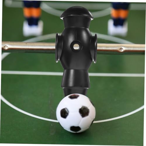 6pcs Foosball Players Replacement for Tabletop Football Machine Resin Football Figures with Smooth Surface Compatible with Standard Rods Team Accessories