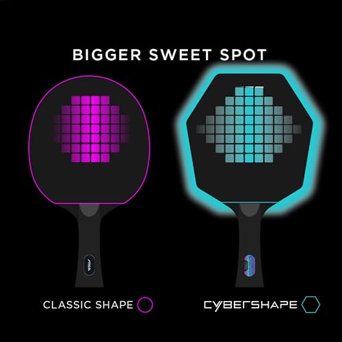 STIGA Cybershape Carbon CWT Truls Edition Table Tennis Blade with Custom Weight Technology I Superior Control & Enhanced Grip for Offensive Play - style: Cybershape Carbon CWT Truls Edition - Master/Concave