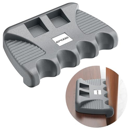 Portable Weighted Billiard Cue Rack With Chalk Holder, Pool Cue Holder Grey (4 Holes) - style: 4 Holes-Grey