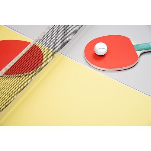 Bullruns Ping Pong Balls - 3-Star Table Tennis Balls| 2.7 Grams/Ball | High-Performance 40+ Size, ABS Training Balls | Ultimate Durability for All Games