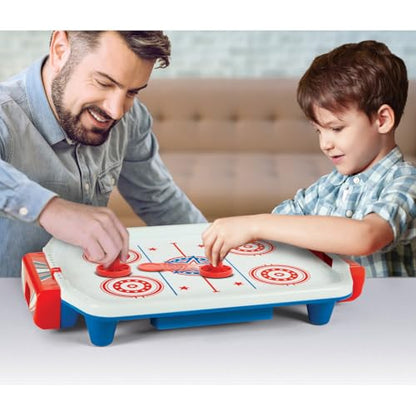 Merchant Ambassador Retro Arcade Electronic: Air Hockey - Tabletop Game, Powerful Airflow, 2 Players, Ages 6+