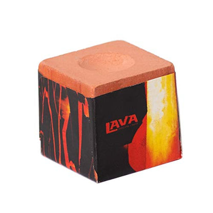 Lava Pool Cue Billiard Chalk Rust Color - 4 pcs - 2 Boxes - color: Rust