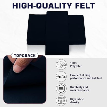 Pool Table Felt and Bumper Kit Felt for Billiard Cloth with Pool Table Bumpers and Cushions Facing, 6 Pcs Cloth Strips and Staple Remover - color: Navy, size: 8FT + 42'' Bumpers