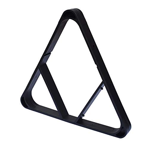 CROWN ME Billiards 16 Ball Triangle Rack – Pool Table Equipment Snooker Accessories for Regulation Size Billiard Balls, in 1 Portable Billiard Triangle