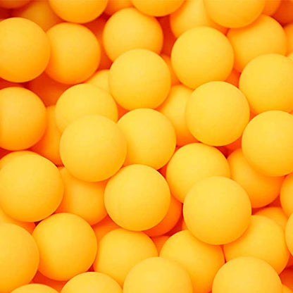 Table Tennis Balls Reusable Plastic Ping Pong Balls For Amateur Entertainment 40mm Diameter Orange, White 6Pcs And Clever treatment