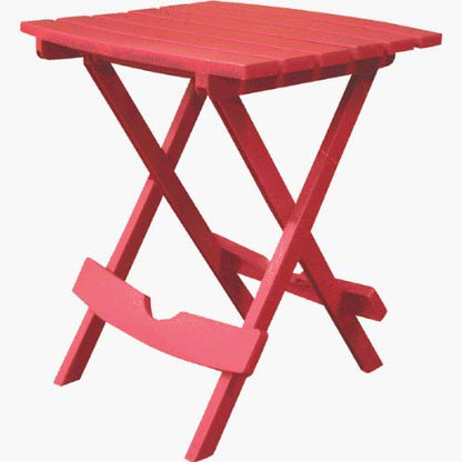 Adams Manufacturing 8500-26-3700 Plastic Quik-Fold® Side Table, Cherry Red - color: Cherry Red, size: One Size