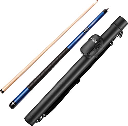 Viper Sure Grip Pro Blue Cue and Casemaster Q-Vault Supreme Black Cue Case, Muti