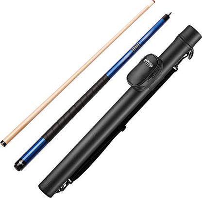 Viper Sure Grip Pro Blue Cue and Casemaster Q-Vault Supreme Black Cue Case, Muti