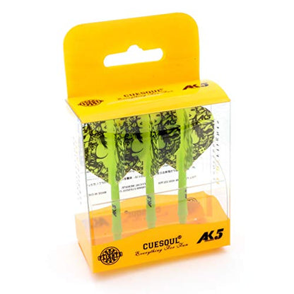 CUESOUL ROST Integrated Dart Shaft and Dart Flight Standard/Slim/Diamond/Big Wing/Tear/Diamond - color: 28mm-Standard Shape-Green Beauty