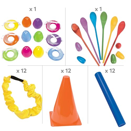 Fun Express Relay Race Kit - 60 Pc