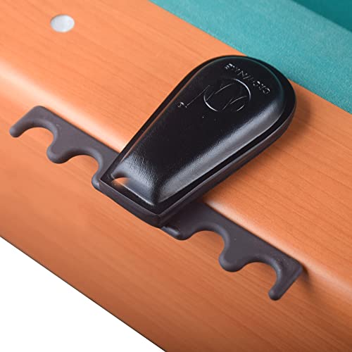 CROWN ME Weighted 4-Cue Leather pool cue holder - color: black