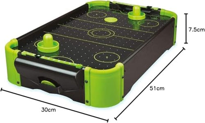 Funtime Gifts Air Hockey Table | 20-inch Neon Version Table Top Family Game