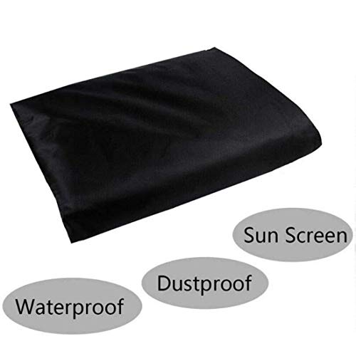 FLR Rectangular Foosball Table Cover 62 x 45 x 19 inch Outdoor/Indoor Dustproof Waterproof Foosball Table Protection Patio Coffee Chair Billiard Soccer Universal Table Cover - Black