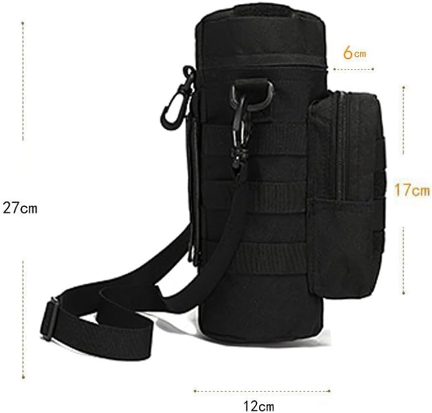 Bocce Ball Bag for 90mm 84mm 73mm 3 Bocce Game,Multifunctional, Zip Design, Powerful. Size: 27 x 12 x 12 cm、 - color: black