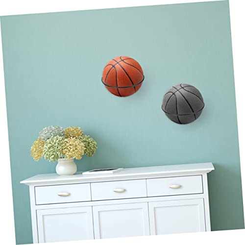 1set Wall-Mounted Sports Rack Basketball Football Display Stand for Organized Storage Easy Installation Design for Home Gym Playroom