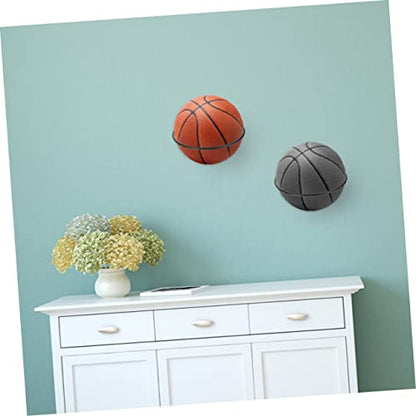 1set Wall-Mounted Sports Rack Basketball Football Display Stand for Organized Storage Easy Installation Design for Home Gym Playroom