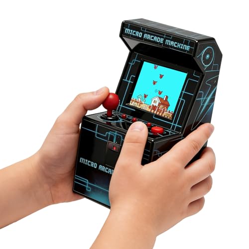 Retro Handheld Game Console for Kids, Mini Arcade Machine with 240 Built-in Games, Portable Travel Toy, Ready to Play, 2.5" Screen, Easy Joystick, Gift for Boys Girls Ages 3-8 (Batteries Included)