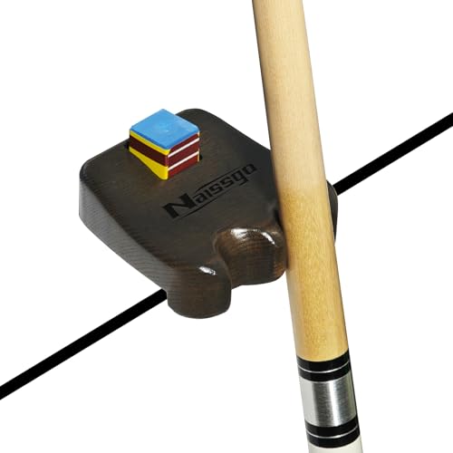 Cue Rest Cue Stick Holder Pool Cue Holder - style: Wood-2 Holes Brown