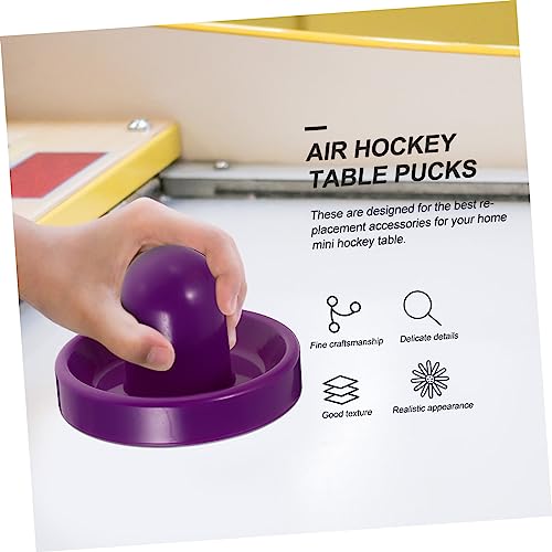 POPETPOP Air Hockey Table Game Set Pucks and Paddles 1 Set of Mini Air Hockey Accessories Fun Family Recreation for Boys and Girls and Adults