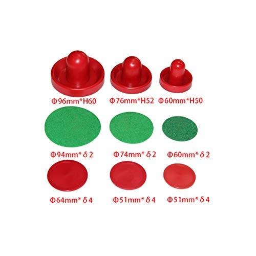 Air Hockey Accessories Table Hockey Pucks Pusher Accessories Goal Handle Paddle Replacement Accessories for Game Tables