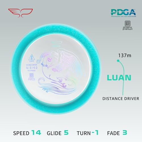 Yikun Disc Golf Driver | Professional PDGA Approved Golf |Overstable Distance Driver | 170-173g | Fairway Golf Disc Perfect for Outdoor Games and Competition