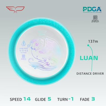 Yikun Disc Golf Driver | Professional PDGA Approved Golf |Overstable Distance Driver | 170-173g | Fairway Golf Disc Perfect for Outdoor Games and Competition