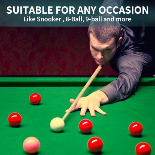 Pool Cue Chalk 1 Pack, Premium Round Pool Stick Chalk Billiard Table Accessories for Professional Tournament, Clubs, Bars, Home (Outstanding Performance, Reduce Miscue, Durable)- Blue - color: Blue-1 Pack