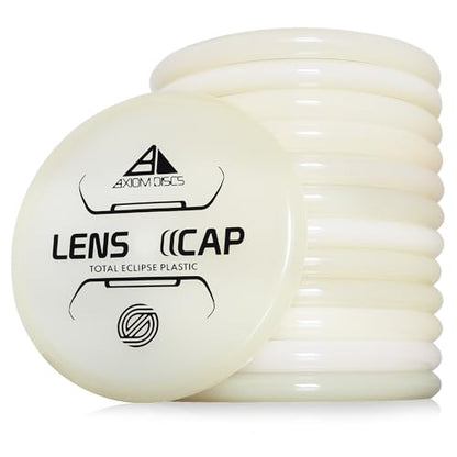 Axiom Discs Total Eclipse Glow 2.0 Lens Cap Simon Lizotte Edition Disc Golf Mini Disc (Colors May Vary)