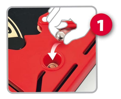 BRIO 34017 Pinball Game - Classic Vintage Arcade Style | Engaging Brain Game for Kids and Adults | Ideal Gift for Ages 6 and Up, Red