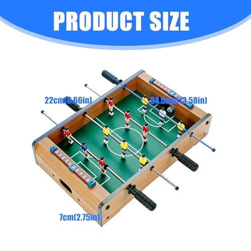 Transportable Tiny Football Table Thin Easy Carry Quick Assembly Denial Tools Required for Travel Backpacking Use Desk Football