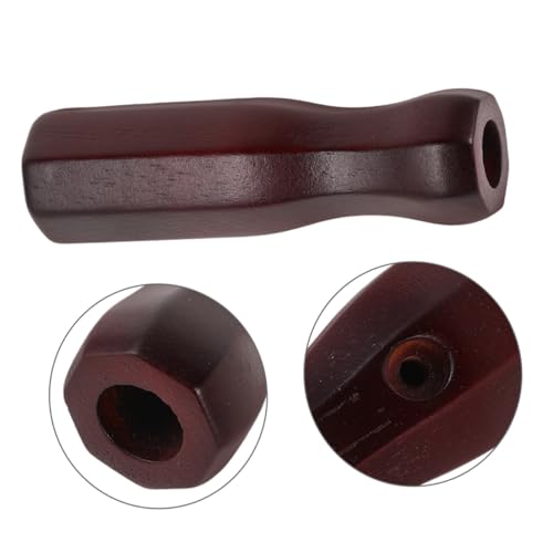 Toyvian 2pcs Solid Wood Foosball Table Handles Octagonal Grip for Soccer Machine Rods Replacement Parts for Table Soccer Game Enhanced Control and Stability