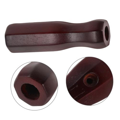 Toyvian 2pcs Solid Wood Foosball Table Handles Octagonal Grip for Soccer Machine Rods Replacement Parts for Table Soccer Game Enhanced Control and Stability