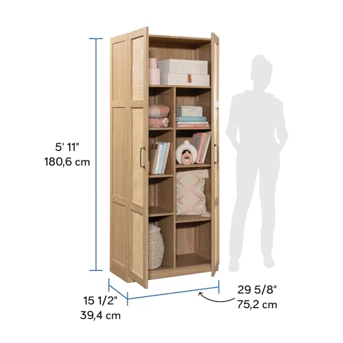 Sauder Miscellaneous Storage Cabinet, Harmony Ash Finish - color: Harmony Ash