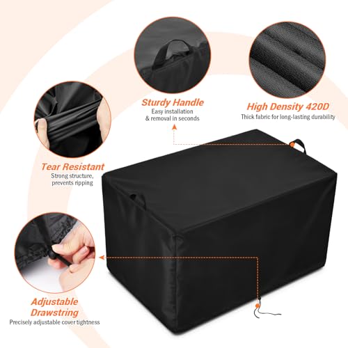 Arcade Machine Cover, Heavy-Duty Waterproof Protection for Pinball & Arcade Cabinets, Fits Most Standard Home Game Machines - size: 34"L x 22"W x 22"H