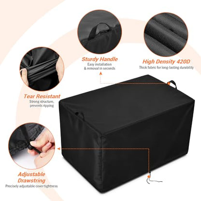 Arcade Machine Cover, Heavy-Duty Waterproof Protection for Pinball & Arcade Cabinets, Fits Most Standard Home Game Machines - size: 34"L x 22"W x 22"H