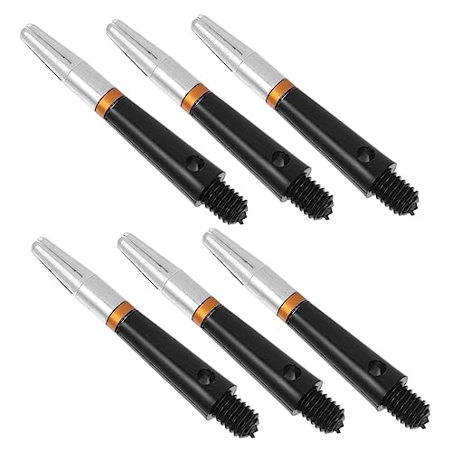 6pcs Darts Accessories Toys Rotary Shafts Aluminum Stems for Soft Tip Dart Shafts