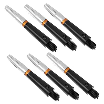 6pcs Darts Accessories Toys Rotary Shafts Aluminum Stems for Soft Tip Dart Shafts